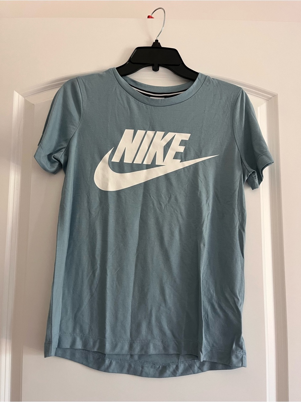 Nike Sky Blue Tee with White Swoosh